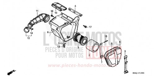 FILTRE A AIR XR100RT de 1996